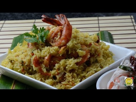 Shrimp Mango Coconut Pulao  - By Vahchef @ vahrehvah.com