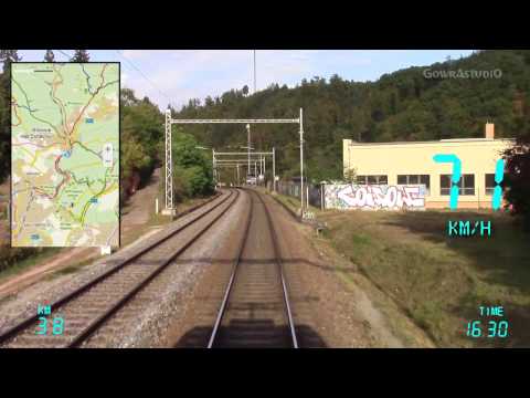 Cabview Brno-Maloměřice - Česká Třebová vj.sk. ČD CARGO Pn 62600 (30.09.2016)