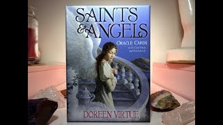 🙏 Saints & Angels Cards 🙏Unboxing of these beautiful cards by Doreen Virtue 🙏