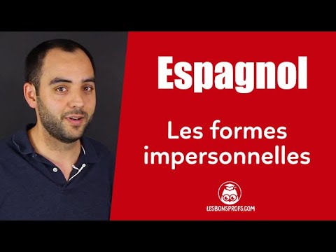 Les formes impersonnelles