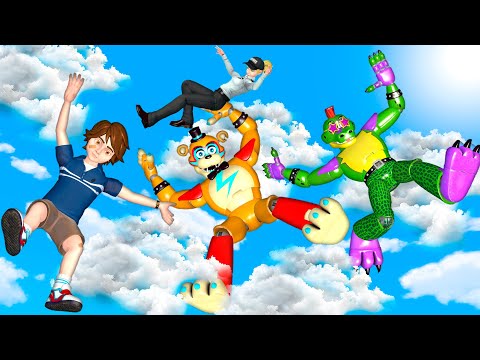 FNAF Security Breach: Epic Jumps & Ragdoll/Fails - GMOD ep.63