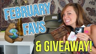 February Favorites 2015 & GIVEAWAY