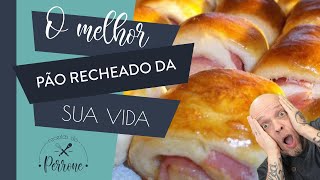 PO RECHEADO PRESUNTO E QUEIJO FCIL E RPIDO (ENRROLADINHO, JOELHO)