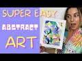 How To Paint An Abstract Beginner Friendly 15 Mins Sip And Paint