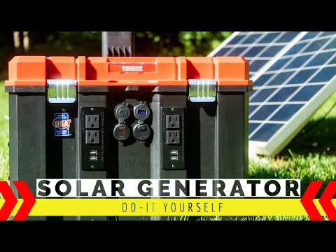 DIY Solar Generator | Infinite Cheap Renewable Energy