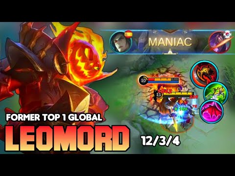 MANIAC! LEOMORD BEST BUILD 2021 | TOP 1 GLOBAL LEOMORD GAMEPLAY | MOBILE LEGENDS