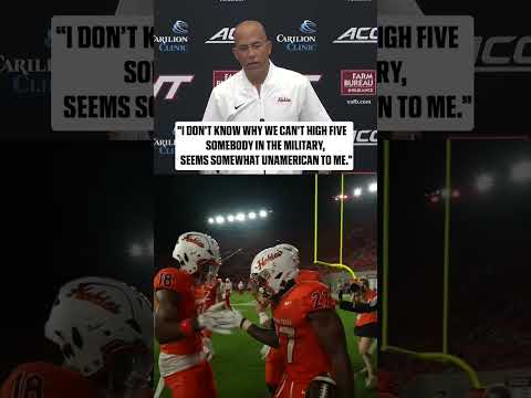 James Franklin spoke on the unsportsmanlike penalty after one of Virginia Tech's touchdowns
