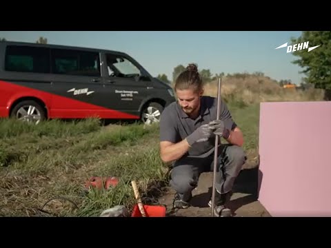Errichtung einer Erdungsanlage für Wohngebäude mit dem DEHN Erdungsset