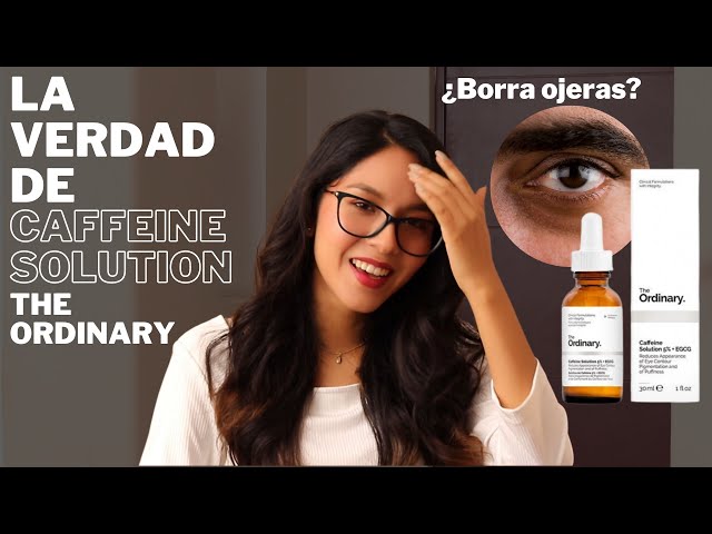 Vídeo relacionado con The Ordinary Caffeine Solution 5% + EGCG, Sérum para Ojos con Cafeína, Sérum descongestionante para ojeras y ojos cansados, 30 ml