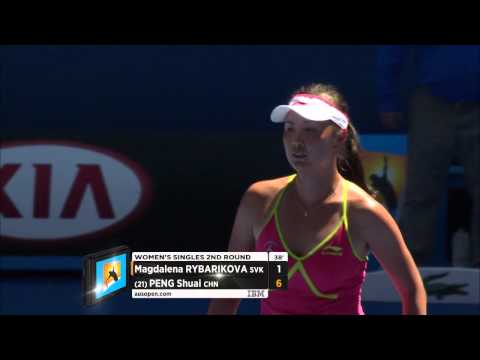 Magdalena Rybarikova v Shuai Peng highlights (2R) - Australian Open 2015