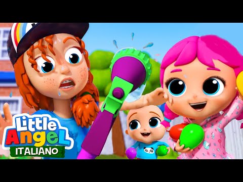 Baby-sitter | Cartoni Animati con Gianni Piccino - Little Angel Italiano