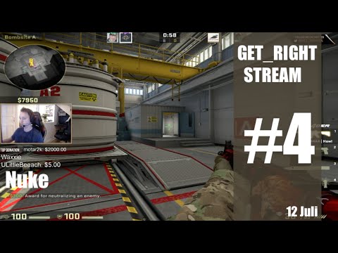 [CSGO] Get_Right Stream #4 (HD) - FaceIt - Nuke - Friiss