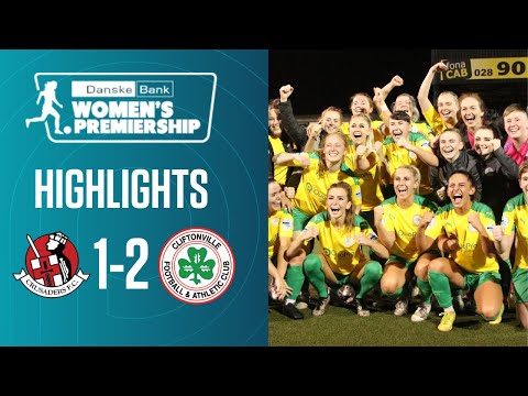 Cliftonville claim FIRST league title | Crusaders Strikers 1-2 Cliftonville Ladies | NIFL Highlights