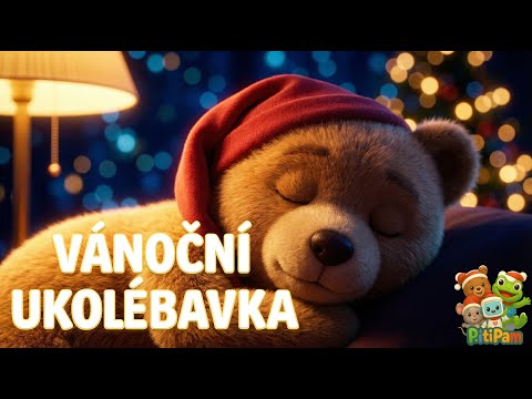 Vánoční UKOLÉBAVKA pro děti ???? Medvídek Davídek | Písničky na usínání a klidné Vánoce | PitiPam