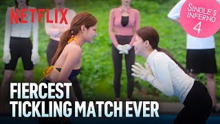 Wrestling match turns into tickling match | Single's Inferno Season 4 | Netflix [ENG SUB]