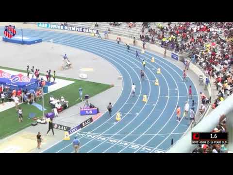 400 meter dash AAU JO’s 15-16