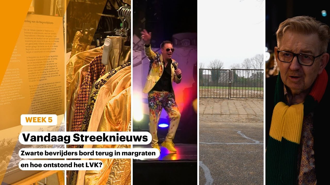 Vandaag Streeknieuws: Nieuwe panelen op de Amerikaanse begraafplaats en hoe ontstond het LVK?