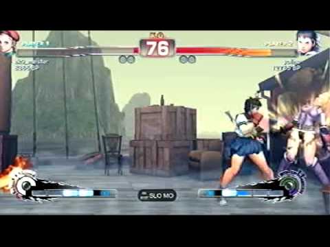 SSF4 - ek9_meister (Cammy) vs yoliho (Sakura) - PS3 Japanese Ranked Match