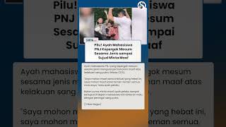 Pilu! Ayah Mahasiswa PNJ yang Kepergok Mesum Sesama Jenis Sujud Minta Maaf: Malu Saya!
