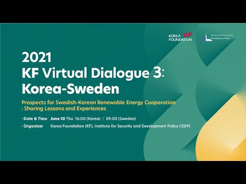 2021 KF Virtual Dialogue 3: Korea-Sweden