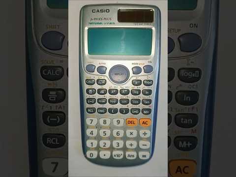 calculator tricks casio fx-991es plus#foryou #shortsviral #shorts #trending #calculatortricks