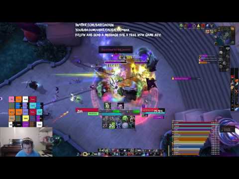 Normal High Botanist Tel'arn - The Nighthold - Legion WoW Beta - Unholy DK POV Babyjace
