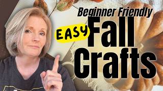 EASY Beginner Friendly FALL Pumpkin Crafts