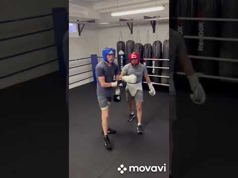 Sparring.