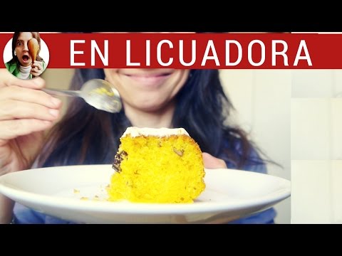 Pastel de zanahorias... ¡Todo en la licuadora!