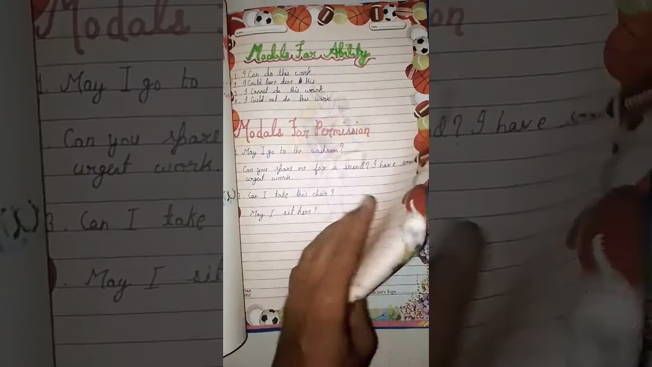 modals project file for english grammar 🥰