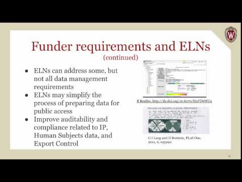 Electronic Laboratory Notebooks: More than Notes