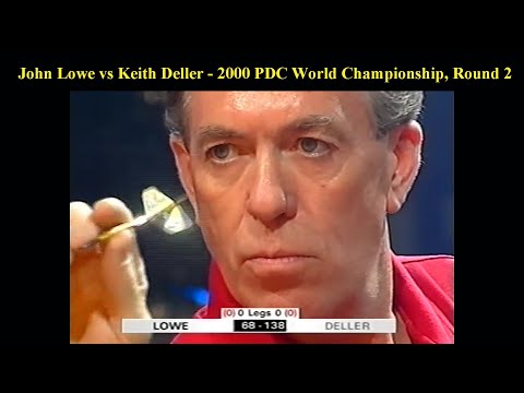 John Lowe vs Keith Deller, 2nd Round, 2000 PDC World Championship