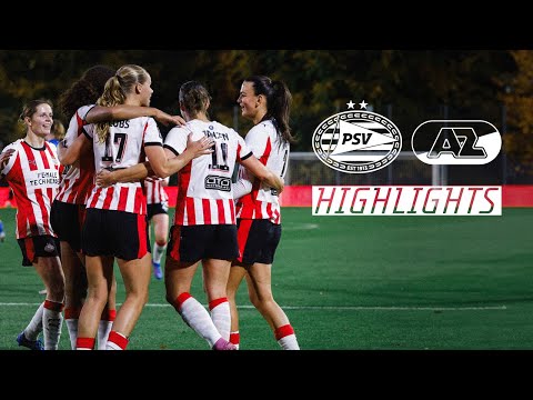 Highlights | Clean sheet, teamspirit en 2️⃣ goals: PSV Vrouwen klopt AZ  👏