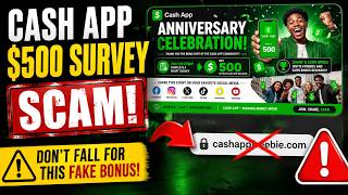 Cash App Anniversary $500 Survey Scam EXPOSED! Don’t Fall for This Fake Bonus