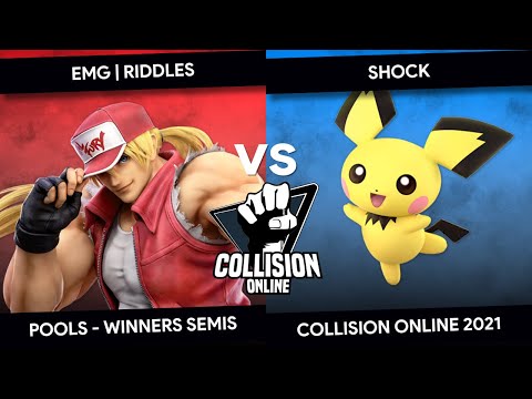 Collision Online 2021 - Riddles (Terry) vs Shock (Pichu) - Pools - Winners Semis