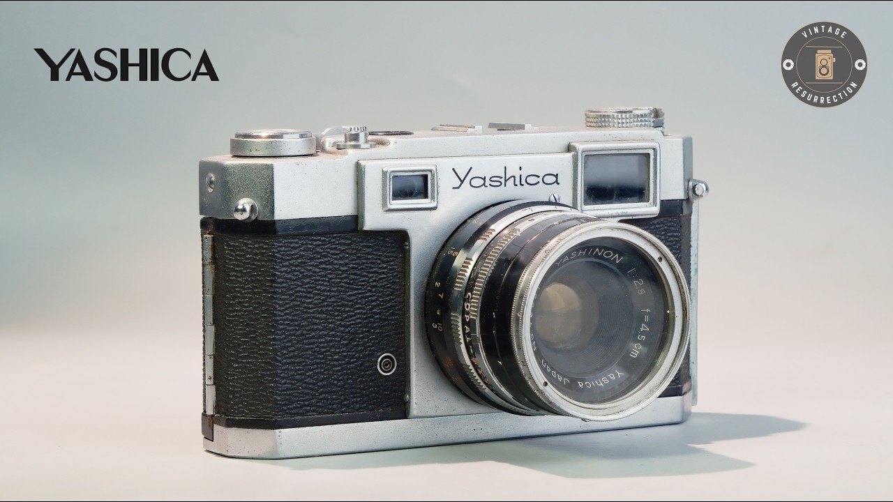 Restoring 1958 Yashica 35  - The Very First Fully mechanical 35mm Camera of Yashica