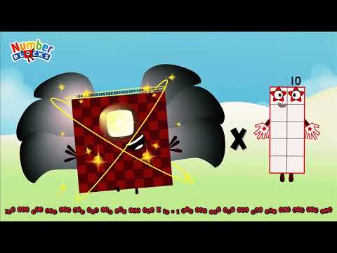 SPECIAL MULTIPLICATION OF NUMBERBLOCKS (1-1DD) BIG NUMBERSMULTIPLY | GIANT NUMBER ‪@ColorArt_id