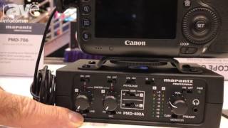 Video thumbnail for InfoComm 2017: Marantz Professional Shows Off PMD-602A 2-Channel Interface for DSLR Cameras by rAVe [PUBS]