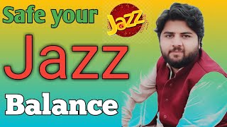 How To Save Jazz Balance | How To Hide Jazz Balance | Zohan Gull |