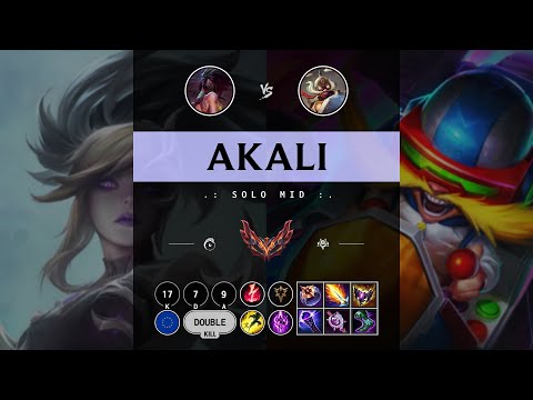 Akali Mid vs Corki - EUW Grandmaster Patch 14.10