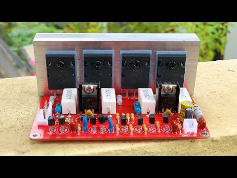 300 Watts Mono Amplifier Board DIY with 2sc5200 & 2sa1943 | DCA Project