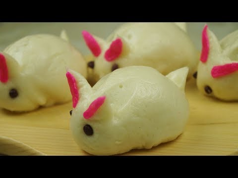 Cute Bunny Red Bean Buns