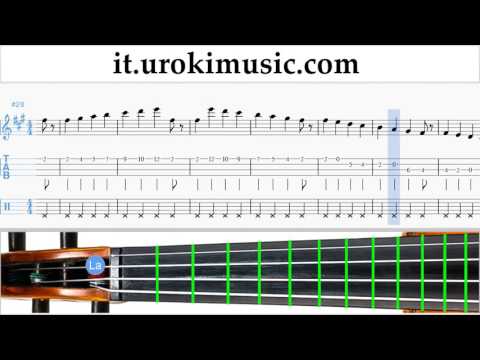 Corso di Violino Sia - Cheap Thrills Tablature Tab Parte#1 um-i276