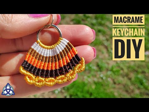 Green Macrame Beaded Earrings Tutorial EASY Macrame Craft Idea