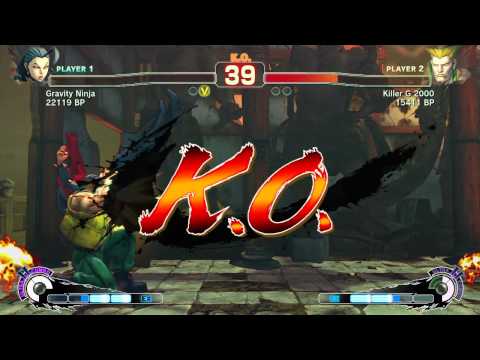 SSF4 Ranked Europe: Gravity Ninja (Rose) VS Killer G 2000 (Guile)