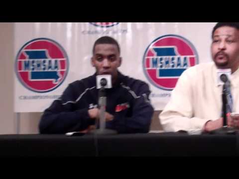 B.J. Young (McCluer North) semifinal Class 5 post game comments