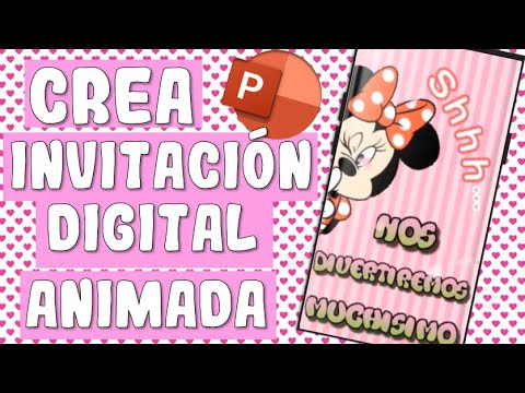CREA TU INVITACIÓN DIGITAL ANIMADA o VIDEO INVITACIÓN 🎀GRATIS EN POWERPOINT PARA ENVIAR POR WHATSAPP