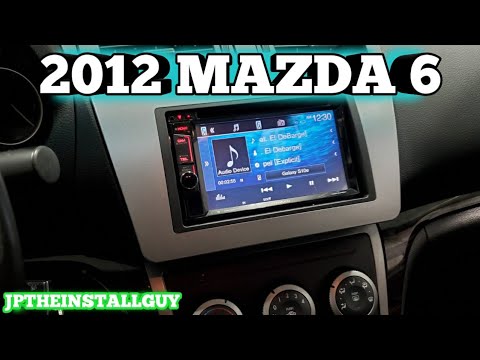 2012 mazda 6 radio removal and kenwood double din install