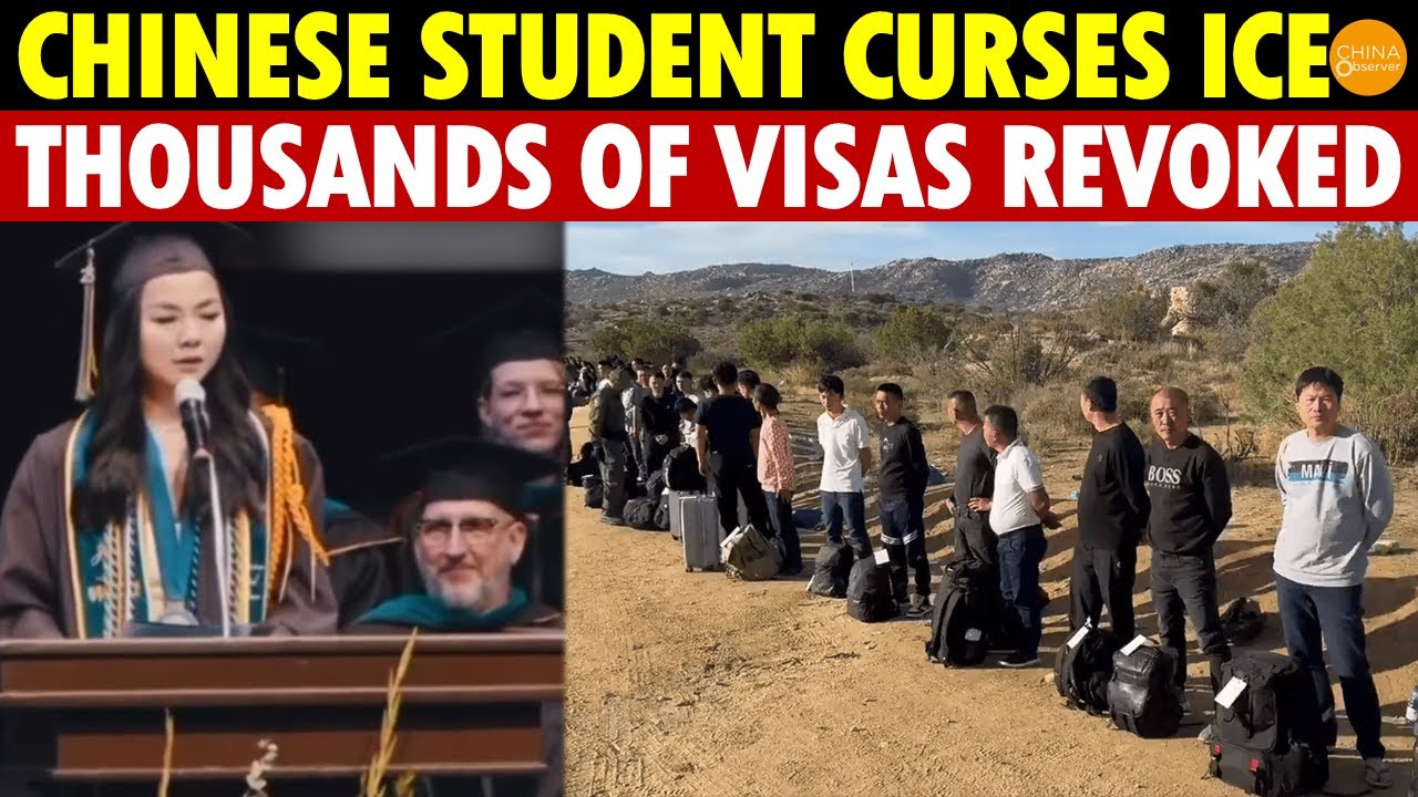 Chinese Female Student Curses ICE & Trump, Causing Thousands of Chinese Students’ Visas Revoked