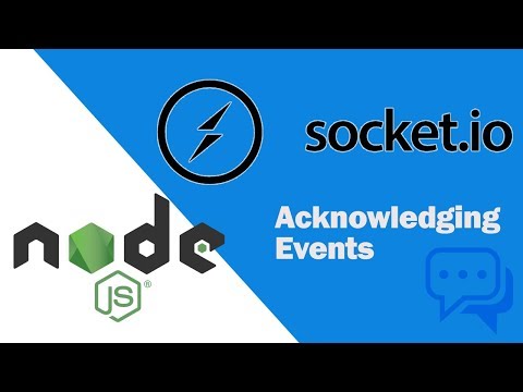 Node JS Socket IO Acknowledging Events